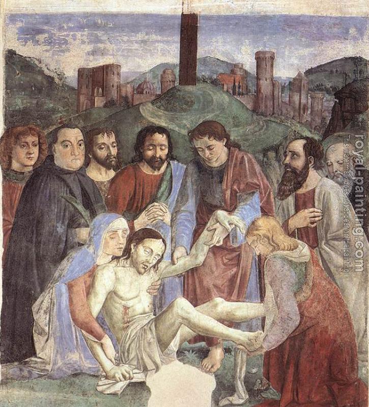 Domenico Ghirlandaio : Lamentation over the Dead Christ
